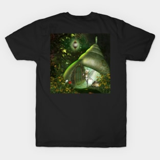 Little fairy  with bird T-Shirt